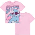 thumbnail image 3 of Disney Lilo and Stitch Girls Short Sleeve T-Shirt- Stitch & Angel Girls Tee with Rhinestones Sizes 4-16, 3 of 6
