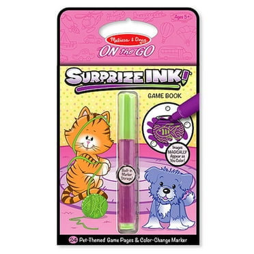 Melissa & Doug On the Go Surprize Ink! Activity Book - Pets (24 Pages)