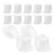 thumbnail image 2 of Tapa abatible para pasta de dientes, 50 unidades, dispensador de pasta de dientes con bomba, tapa de rosca, exprimidor, tubo de pasta de dientes, tapa superior, color blanco, 2 of 7
