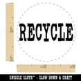 thumbnail image 2 of Recycle Fun Text Self-Inking Rubber Stamp Ink Stamper - Black Ink - Mini 1/2 Inch, 2 of 7