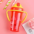 thumbnail image 4 of Waroomhouse Kids Bottle Double Handle Large Capacity BPA Free Infant Straw Water Bottle for Toddler, 4 of 8