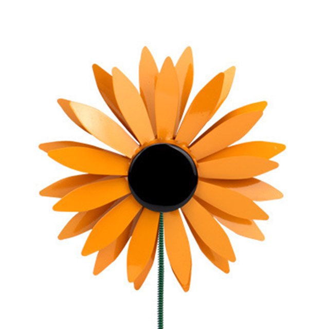 Estaca giratoria para patio, manualidades, giradores de viento de girasol, decoración de jardín al aire libre Likrtyny Libre de BPA