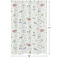 thumbnail image 6 of Sweet Jojo Designs Farm Animals Bathroom Fabric Bath Shower Curtain - Watercolor Farmhouse Horse Cow Sheep Pig, 6 of 6