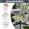 thumbnail image 6 of POLERO Sunflower Office Computer Chair Covers, All-in-One Computer Chair Slipcovers, Elastic Anti Slip Comfortable Protector Cover for Indoor Home Workspace, 6 of 7