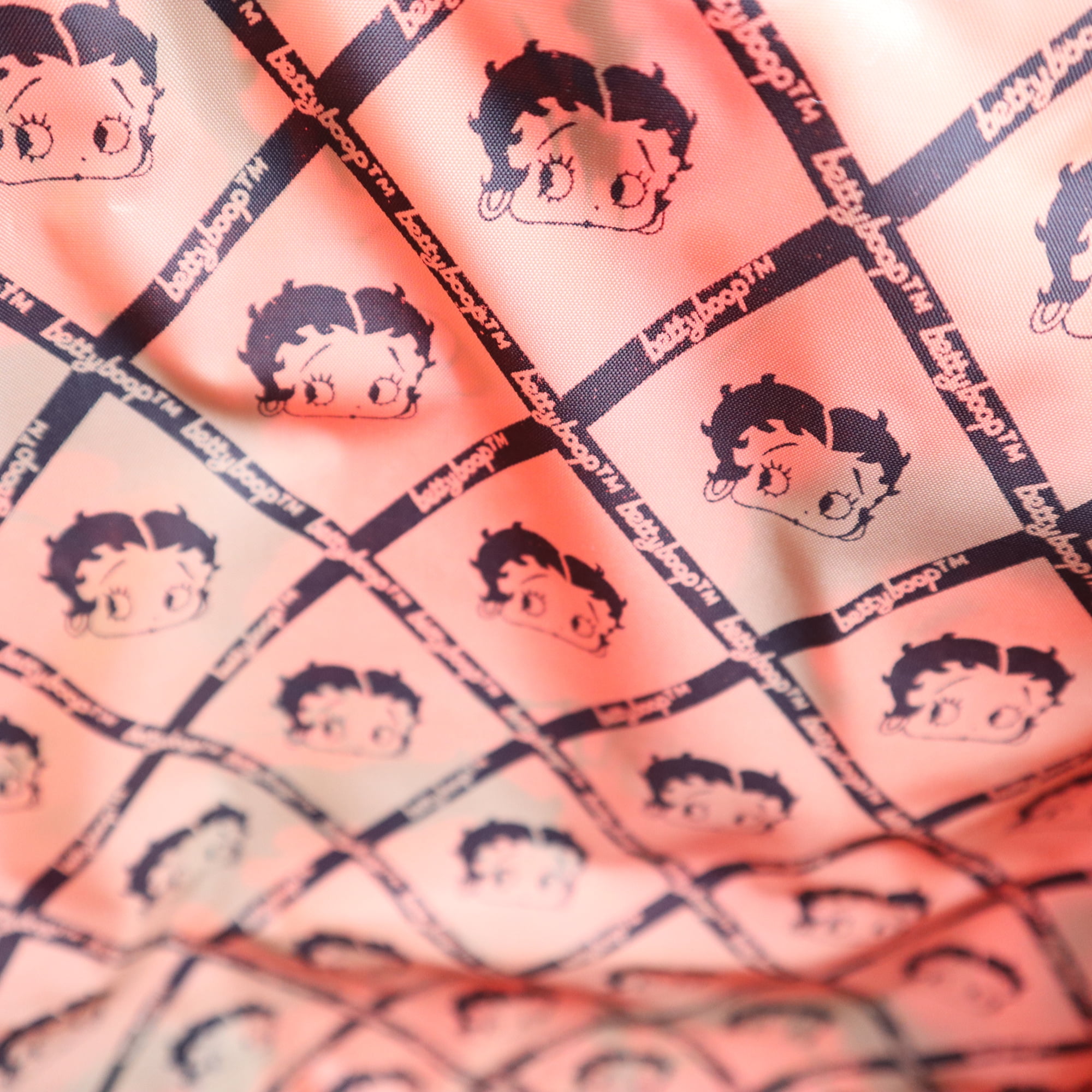 Betty Boop Polyester Shopping Bag with Coin Purse, Tote Style
