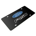thumbnail image 3 of Ford F-150 2008 to 2014 3D Dual Logo Black Stainless Steel License Plate, 3 of 6