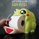 thumbnail image 2 of The Frog Toilet Paper Dispenser 3d Printed Toilet Paper Holder Tissue Storage Rack Frog Flip Belly Towel Roll Holder, 2 of 5