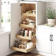 thumbnail image 4 of Couver Wood Pull-Out Drawer Shelf for Cabinets, Slide Out Storage Organizer for Kitchen, Pantry, Bathroom (W)24 x (D)21, 4 of 6