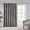 Grey, variant on Printed Slub Fabric Blackout Patio Curtain Panel, Grommet Top Noise Reducing Window Curtain, Energy Saving Light Blocking Drapes, 100" x 84"