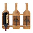 thumbnail image 2 of Zingz & Thingz 19.5" Brown and Black France Bordeaux Wine Bottle Holder, 2 of 2