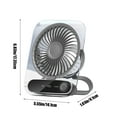 thumbnail image 3 of XGFHYJEH Desk Fan, Small Fan, Tabletop Fan, Small Desk Fan, Small Fans for Desk, Desk Fans for Home, Desk Fans Small Quiet, Portable Personal Electric Fan, Desk Fans under $15.00, 3 of 7