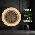thumbnail image 3 of Foco Led 35w Lampara Ventilador Blanco Frio Natural Calido Efecto Cristal Con Control Dimeable Silencioso 3 Velocidade, 3 of 5
