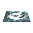 thumbnail image 3 of Ryvnso 1 Piece Placemats Butterfly on Roses Dining Mats Heat-Resistant Non-Slip Washable Table Mat, 3 of 8