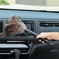 thumbnail image 2 of Extendable Telescopic Feather Duster, Thickened Anti-Static Car Duster for Household Cleaning, Retractable Handle Sweeper for Ceiling Fans, Blinds, and Interior Dusting, 2 of 5