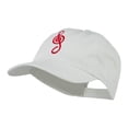 thumbnail image 2 of Treble Clef Embroidered Cap - White OSFM, 2 of 5
