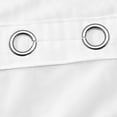 thumbnail image 2 of Whitmor No Hook Chrome Split Ring Herringbone Pattern Shower Curtain, w/Window & Snap-In Liner, 71" x 77", 2 of 5