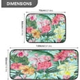 thumbnail image 3 of Dreamtimes Flamingo Kitchen Rug, 2 PCS Decoration Non Skid Washable Soft Absorbent Anti Kitchen Floor Mats for Kitchen Office Laundry Room Bathroom (19"x27"+19"x47"), 3 of 6