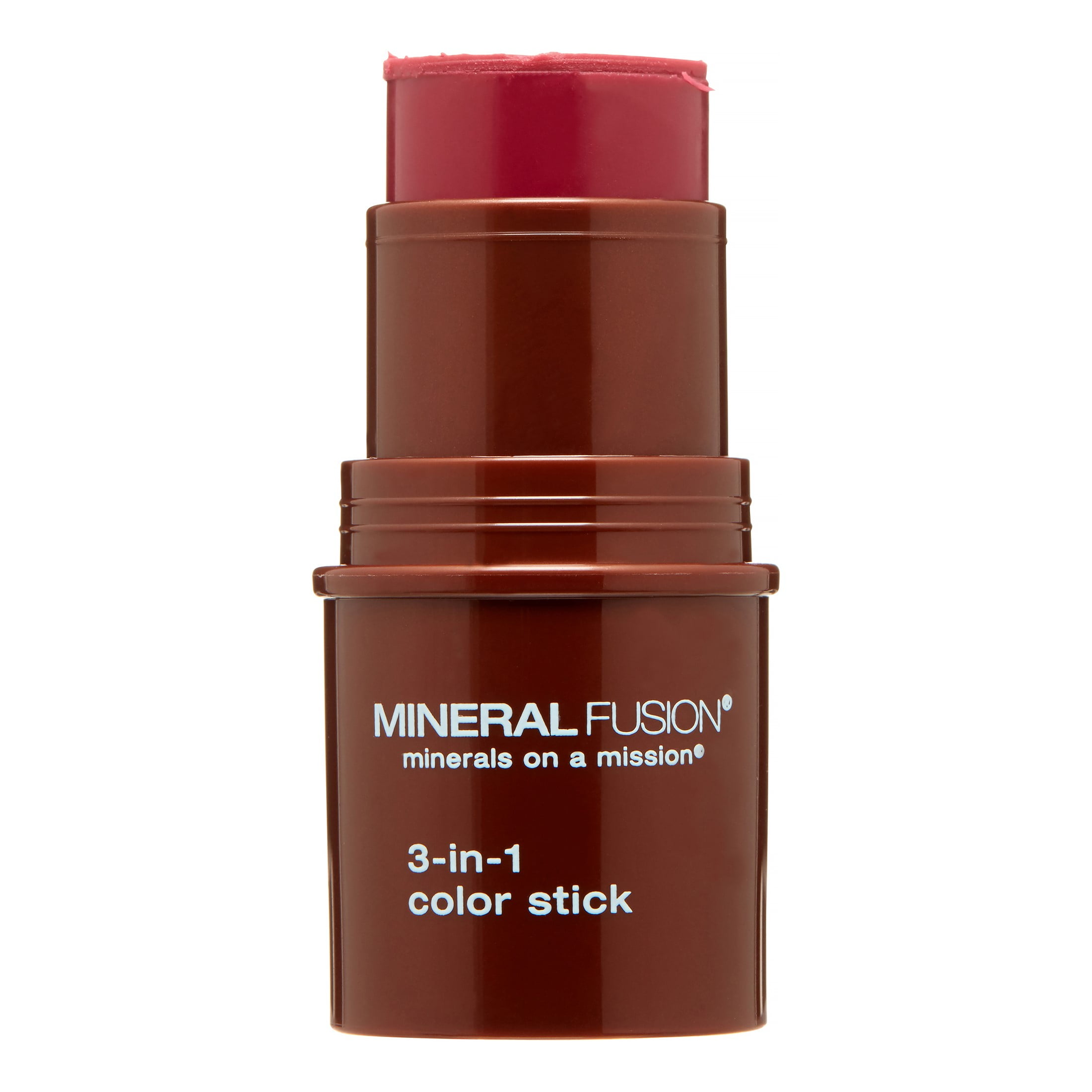 Mineral Fusion 3-In-1 Color Stick, Berry Glow, 0.18 Oz