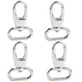 thumbnail image 4 of 4pcs Bag Swivel Clasps Snap Shackles Quick Release Swivel Bail Quick Release Trigger Snap Hook Ring Lobster Clasp For Shoulder Bag Backpack, 4 of 5