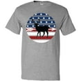 thumbnail image 3 of Inktastic Deer Bow Hunting USA Flag T-Shirt, 3 of 5