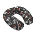 thumbnail image 2 of Xecao Japanese Sushi Hashi Print Memory Foam Cervical Neck Pillow Versatile U-Shaped Pillows for Home,Office,Camping,Travelling,Soft Washable Cover, 2 of 8