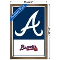 thumbnail image 3 of MLB Atlanta Braves - Logo 22 Wall Poster, 14.725" x 22.375" Framed, 3 of 5