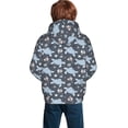 thumbnail image 3 of Bingfone Turtle Pattern Youth Classic Hoodies Soft Hooded Pullover Sweatshirts for Girls and Boys, 3 of 6