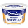 Knudsen Hampshire 100% Natural Sour Cream, 16 oz Tub, Refrigerated
