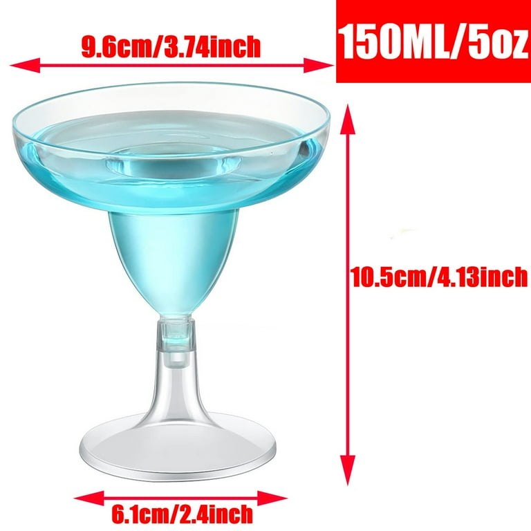 Nrmrqz Plastic Wine Glasses Disposable 150ml Hard Plastic Cups (20-Pack)   Disposable Party Cups for Drinks or Snacks | Lightweight & Shatterproof for  Events Plastic Wine Glasses - Walmart.com