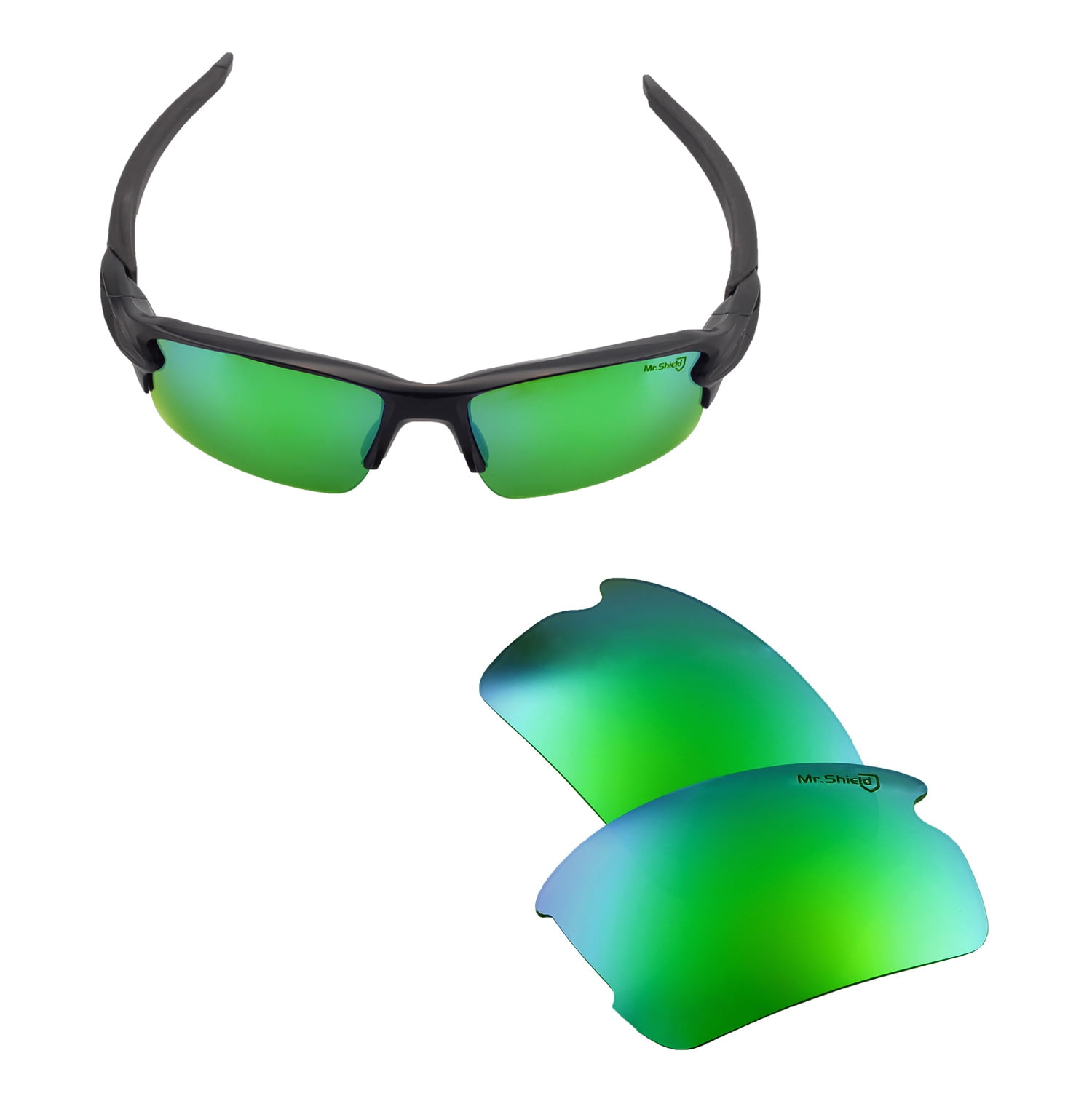 Walleva Emerald Mr. Shield Polarized 