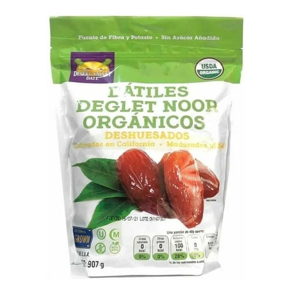Dátiles deshuesados madurados al Sol Dessert Valley Date 907g importados