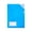 Blue, variant on A4 Double Strong Clips File Folder Report Cover, Punchless Binder, Clamp Binder without Rings Office Project Folder,Documents File Folder, for Letter Size