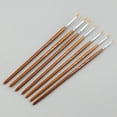 thumbnail image 6 of Milue 7pcs/set Professional Detail Paint Brush Fine Pointed Tip Miniature Brushes For, 6 of 13