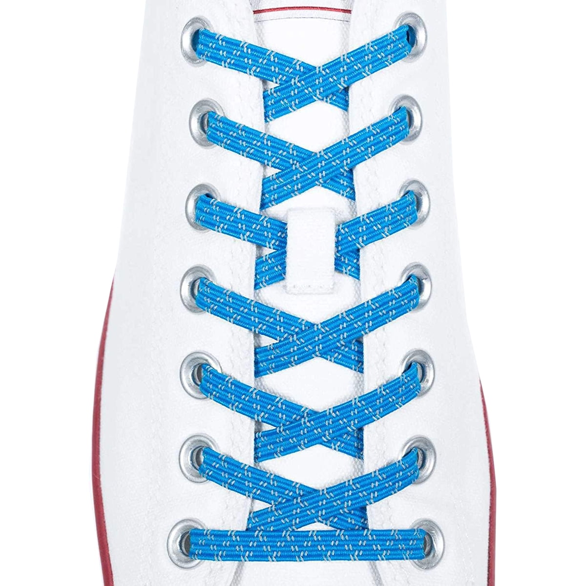 Xpand Laces NoTie One Size Elastic Shoelaces True Blue Reflective