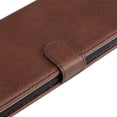 thumbnail image 3 of Oppo Reno 8 5G Wallet Phone Case with Card Holder for Women, Reno8 5G Case Luxury Simple Solid Color PU Leather Flip Case Cover for Oppo Reno 8 5G CS Brown, 3 of 9