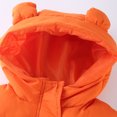 thumbnail image 3 of Gibobby Abrigos de invierno para niños y niñasNiñas Niños Sin mangas Invierno Cálido Prendas de vestir Chaleco Chaqueta Abrigo Orejas de Color sólido Nar(A, 2-3 Años), 3 of 5