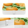 thumbnail image 4 of Cantaloupe PU Leather Jewelry Box Necklace Organizer with Removable Compartment and Storage Box - Portable Beauty Organizer, 4 of 6