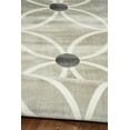 thumbnail image 2 of Vintage Tangram Rug Grey 8x10 Soft Microfiber Polyester Distressed Design, 2 of 6