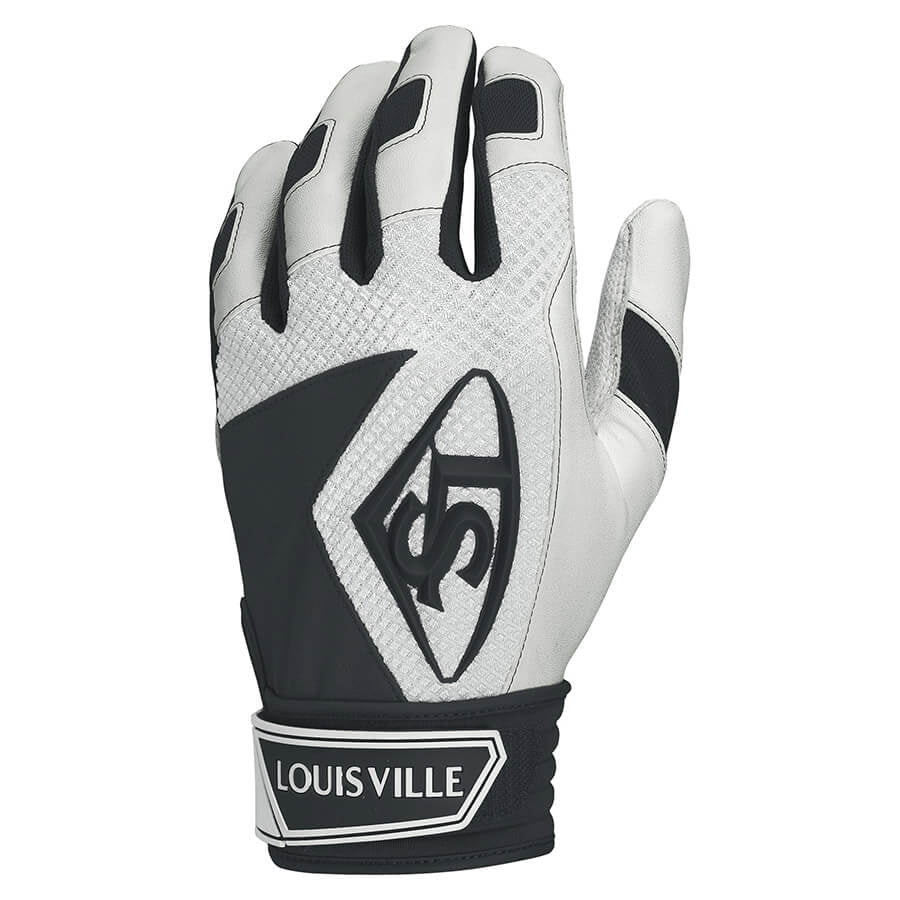 Louisville Slugger YOUTH Batting Gloves M Genuine Black Medium 