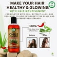 thumbnail image 4 of HIGH SUPREME Shampoo de Chile, Sábila & Romero (Natural Shampoo with Chili, Aloe Vera & Rosemary) - 16.9 fl oz | Strengthening & Nourishing Hair..., 4 of 10
