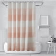 thumbnail image 1 of Rideau de Douche Tissé avec 12 Crochets, à Deux Côtés, pour Salle de Bain, Tissu Polyester Robuste, Rideau de Douche, 1 of 6
