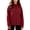 Wine, variant on Hurxie Women's Soft Fleece Jacket Lightweight Full Zip Sweatshirts Coat Casual Winter Warm Sweaters with Pockets Navy,2XL