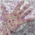 thumbnail image 3 of Orchid Tulle Curtains with Rod Pocket, Ornate Flower Blooms with Curly Leaves Petals Spring Inspired Exotic, Sheer Drape for Wedding Party 2 Panels, 7 Sizes, Lilac Magenta White, by Ambesonne, 3 of 3