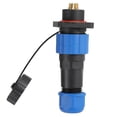 thumbnail image 3 of Enchufe impermeable IP68, conector de alimentación de aviación cuadrado, adaptador de terminal industrial SP166 (250 V, 5 A), 3 of 14