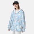 thumbnail image 3 of Cauagu Rabbit And Bird for Sun Protection Hoodie for Men and Women, Long Sleeve Rash Guard Fishing Running Quick Dry Lightweigh-X-Large, 3 of 7