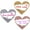 Heart-Rose GD, variant on 300Pcs/Roll Waterproof Coating Scratch Sticker Perfect for Promotion Lottery Game Hidden Information Children Stationery Gift Stickers