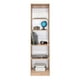 thumbnail image 2 of Biblioteca Home Eco, Macadamia y Blanco Duqueza, con Cinco Entrepaños, 2 of 8