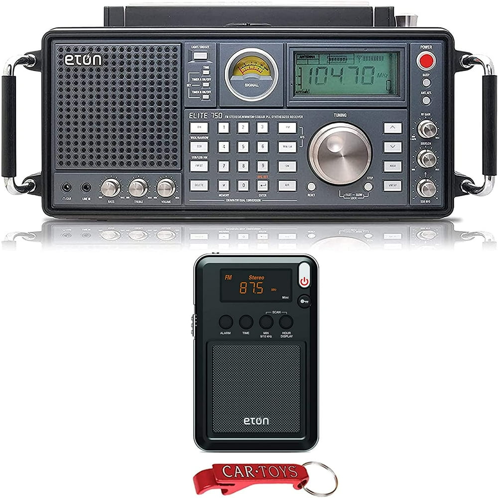 Eton Elite 750 NELITE750 Classic AM/FM/LW/VHF/Shortwave SSB Radio and Eton Mini Compact Pocket