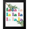 thumbnail image 2 of Bailey, Ann 12x14 Black Modern Framed Museum Art Print Titled - Fa La La, 2 of 5