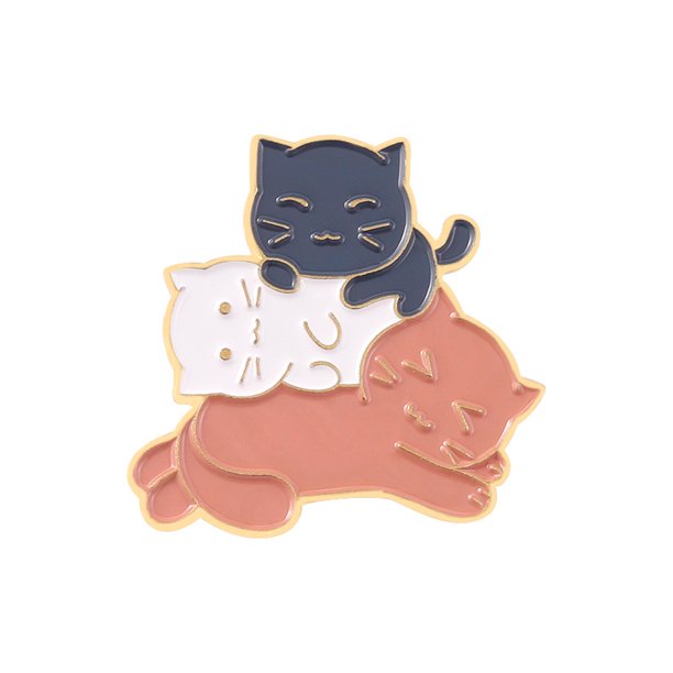 50 Estilos Lindo Animal Gato Esmalte Broche Recuerdo Mochila Insignias Joyería Regalos Para Amigos Gao Jiahui unisex